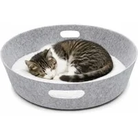 Pisi & Bili Katzenhaus Katzenkorb aus Filz Tierbett Katzenbett, Hundebett
