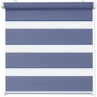 Doppelrollo Doppelrollo COLOUR, Flieder, 100x150cm, DomDeco, Klemmfix, Klemmbar, Kettenzug, ohne Bohren, Sicht- und Blendschutz