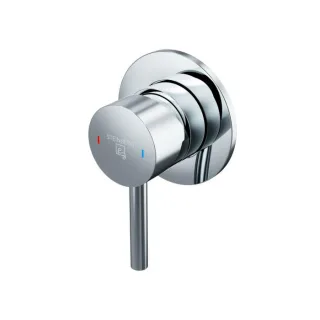 Steinberg Serie 100 Brausearmatur 1002250 Unterputz, mit Keramikkartusche und Einbaukörper 1/2", chrom