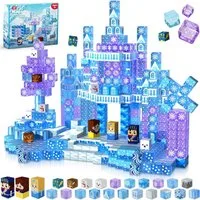 ibettertec magnetische Bausteine, Lern- & Steckspiel, Kreativspielzeug für Kinder Magnetspielbausteine, (Set, 100 St., STEM sensorisches Spielzeug Magnetbausteine Kinderspielzeug), Geschenke für Jungen und Mädchen ab 3-8 Jahren Kinderspielzeug