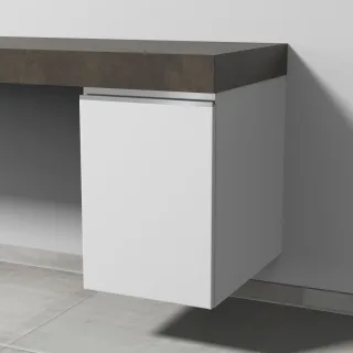 Sanipa Anbau-/Solitärschrank Anschlag rechts 2morrow (L2390R) 510x350x520 Weiß-Matt, L239001R L239001R