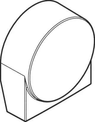 Hansgrohe Abdeckung Exafill S chrom , 97575000 97575000