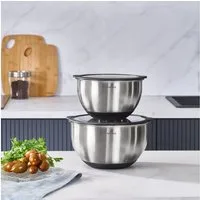 Karaca Vorratsdose Karaca Mixmaster 2-teiliges Mixset, Inox