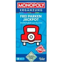 Hasbro Spiel Monopoly Ergänzung: Frei Parken Jackpot, Familienspiel