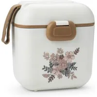 Elodie Lunchbox Elodie Details - Lunchbox Brotdose - Blue Garden - 14x13,5x8,5 cm, Kunststoff, (Gabel im Deckel, Drei Behälter)