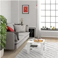 Vicco Couchtisch Homer, Weiß, 60 x 60 cm (1-St)