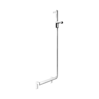 KEUCO AXESS Winkelgriff 90° mit Brauseschieber rechts, Metall, B: 58,1 x H: 130,1 cm, 35006011301 35006011301