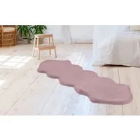 Arte Espina Fellteppich Rabbit 300, fellförmig, Höhe: 35 mm, Kunstfell, Kaninchenfell-Haptik, supersoft, ideal als Bettvorleger
