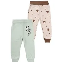 United Labels® Stoffhose Disney Mickey Mouse Baby Hose Babyhose Babykleidung (2er Pack)