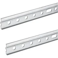 SO-TECH® Montagezubehör Schrankaufhängeschiene 107 - 1157 mm Stahl verzinkt (Spar-Set, 2 St), 2 Stück, Länge 107 mm, Stahl verzinkt, geeignet für Optifit