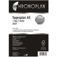 Avery Zweckform Terminplaner Chronoplan Tagesplan 2027, Kalendereinlage, 1 Tag = 1 Seite