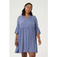KAFFE Curve Blusenkleid Kleid KClaurena Große Größen