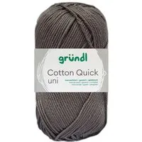 Gründl 50 Gramm Gründl Cotton Quick Uni Farbauswahl Häkelwolle