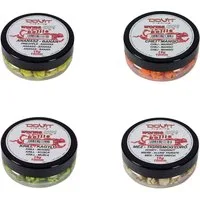 DOVIT FISHING Kunstköder WORMS UP! Pop UP Boilie 10mm 18g - ver. Geschmack - Karpfen Köder SET, (Spar-Set), Einzigartiger Köder mit Mückenbeschichtung