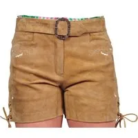 Fuente Leather Wears Trachtenlederhose Lederhose Kurz Damen