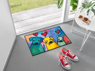 Doggies wash + dry Fußmatte | Größe: 40x60cm