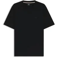 BOSS Kurzarmshirt T-Shirt mit Gummiertem Logo - Regular Fit