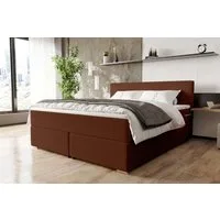 99rooms Boxspringbett Phönix (Schlafzimmerbett, Bett), mit Taschenfederkernmatratze, Topper und gepolstertem Cordstoff POSO