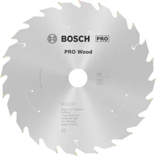 Bosch PRO Akku-Kreissägeblatt Standard for Wood H 160x20 T12, ø außen 165 mm - 2608837685