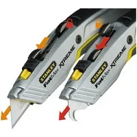 STANLEY Cuttermesser, 2 einziehbar Klingen FatMax Extreme Twin Blade