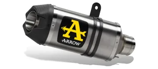 Sport Auspuff Arrow Indy Race Komplettanlage TITAN Kawasaki Z 650 Bj.2021-2023 EURO5 eintragungsfrei