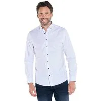 Engbers Langarmhemd Herren Hemd "My Favorite", Reinweiss