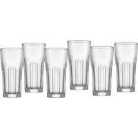 Ritzenhoff & Breker Gläser-Set Riad, 6-tlg., Glas, Facetten-Optik, 6-teilig