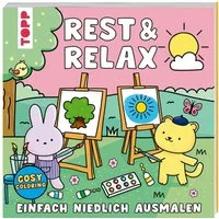 Cosy Coloring - Rest & Relax / Sam Jayne, Einfach niedlich ausmalen