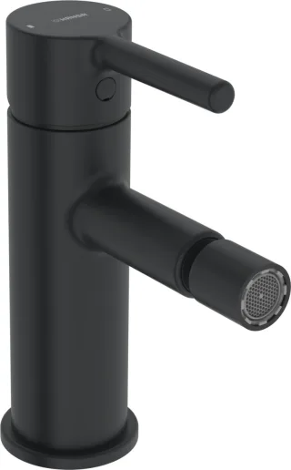 Hansa Einhandmischer Bidet-Batterie HANSAVANTIS Style, Ausladung 101 mm Matt-Schwarz, 5464220733 5464220733