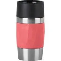 TRAVEL MUG Compact Thermobecher koralle/edelstahl, 0,3 Liter, Drehverschluss