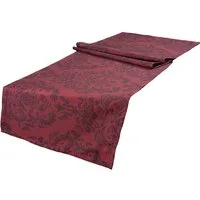 beties Tischläufer Epoche (1-tlg, 1 Stück Tischläufer), 40x150 cm Baumwolle karmin-rot