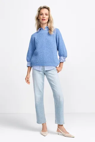 Rich & Royal - Vintage Straight Laser Denim Organic denim blue - Gr. - 32