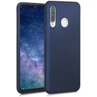kwmobile Handyhülle Handyhülle für Huawei P30 Lite Hülle, Silikon Case metallisch schimmernd - Schutzhülle Cover