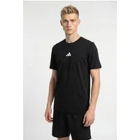 adidas Sportswear T-Shirt ESSENTIALS SMALL LOGO SINGLE JERSEY sportliches Kurzarmshirt, mit Rundhalsausschnitt