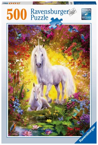 Ravensburger 14825 - Einhorn mit Fohlen (500 Teile)