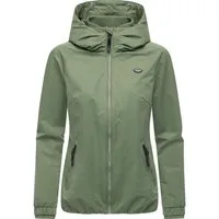 Ragwear Outdoorjacke Dizzie Tech Wasserdichte Damen Übergangsjacke mit großer Kapuze