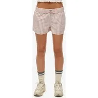 Superdry Shorts COTTON STRIPE ELASTIC SHORT aus Baumwolle, Regular Fit, mit Gummizug, pflegeleichtes Webmaterial