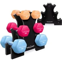Body & Mind Hantel-Set BODY & MIND Neopren Hantel Set–Kurzhanteln für Fitness & Heimgebrauch, (Dumbbells, Effektives Krafttraining), Fitness Workout für Zuhause