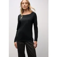 STREET ONE Langarmshirt Style Lanea mit U-Boot Ausschnitt