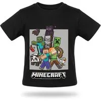 Minecraft Print-Shirt Minecraft Gamer Kinder T-Shirt Kurzarm Shirt 100% Baumwolle (1-tlg) Gr. 116 bis 146