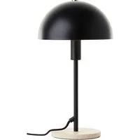 LeGer Home by Lena Gercke Tischleuchte Linnea Pilz Lampe - Travertin Steinfuß, ohne Leuchtmittel, Pilzleuchte, Tischlampe, Höhe 35,5 cm, Naturstein, Pilzlampe