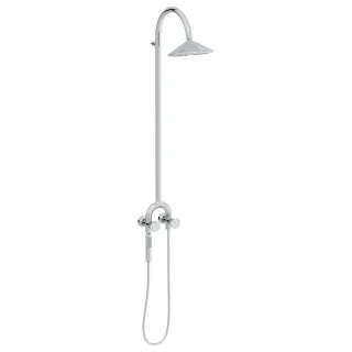 VitrA Liquid Thermostat-Duschsystem mit magnetischer Handbrause Wandmontage Chrom,A47219 A47219