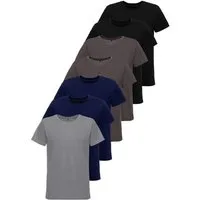 Tazzio T-Shirt E106 (Packung, 7-tlg., 7er-Pack) Herren Basic Rundhalsshirt