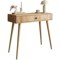Lookway Konsolentisch HARMONY elegante Konsole im skandinavischen Stil mit Schublade (1x Konsole), Breite: 90 cm