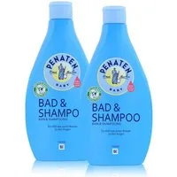 PENATEN Babypflege-Set 2x Penaten Baby Bad & Shampoo Kopf-bis-Fuß 400ml - keine Tränen mehr