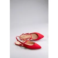 Aniston SHOES Slingpumps Flat, Sommerschuh, Riemchensandale - schmale Form