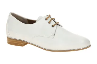Everybody 28537J2365 GL002 ALOE Damen Halbschuhe wei? Echtleder Blockabsatz