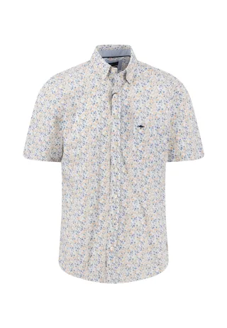 FYNCH-HATTON - Summer Flower Print, B.D., 1/2 tangerine - Gr. - XXL