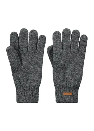 Barts - Weiche Wollhandschuhe für Herren Grau - Gr. - L