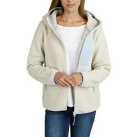 DENIMFY Outdoorjacke Damen Fleecejacke DFLea Regular Fit Übergangsjacke mit Teddyfleece